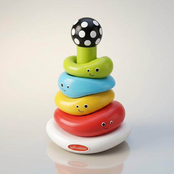 A stacking toy built for daily play