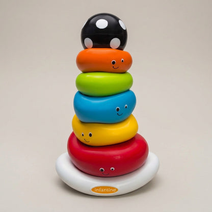 Funny Faces Ring Stacker Toy for Babies